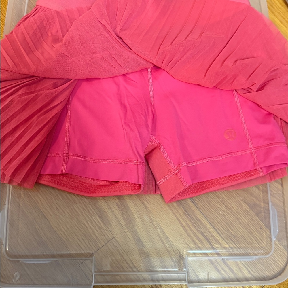 Lululemon Mesh Pleats Mid-Rise Mini Tennis Skirt - Lip Gloss - Picture 6 of 8